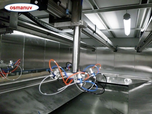 鋼板のために,カルシウムシリケートボード 4.6KW 電源 噴霧塗装機 耐久性塗装サイズ オーダーメイド