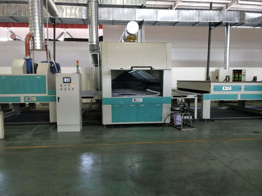 高速ロータリーテーブル自動スプレーヤー（工業用包装箱用）（ワイン用発送箱＆電子機器）- カスタムコーティングライン