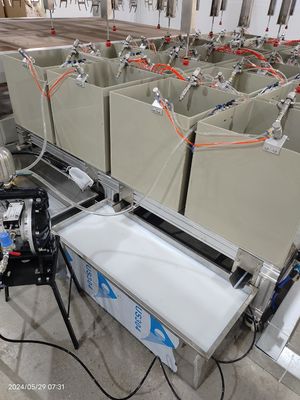 24 ステーション スピンコーティング マシン バリアコーティング付き 繊維をパルス 模造用