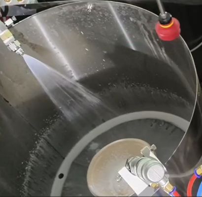 成形パルプ食器用高出力スピンコーティング生産ライン - カスタマイズ可能なパラメータを備えた24ステーション内部コーティングシステム