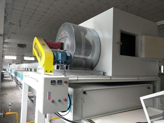 天然ガスで乾燥し,シメント繊維板とカルシウム炭酸板のスピンコーティングライン