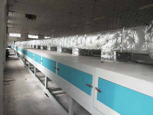 天然ガスで乾燥し,シメント繊維板とカルシウム炭酸板のスピンコーティングライン