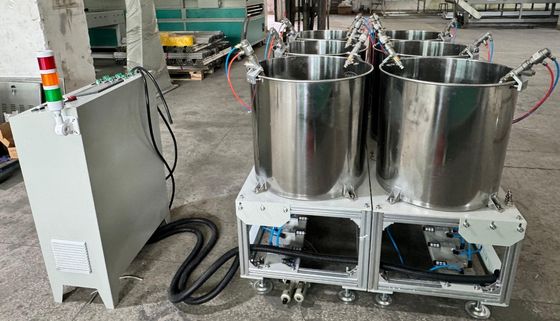 モールドパルプ内面バリアコーティング用標準6ステーションロータリーコーティングライン