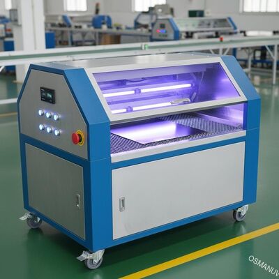 エネルギー節約 3 ランプ UV 固化機 5-20m / Min メタルシート UV LED 機械