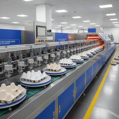 高出力回転スピンコーティングライン 鋳造パルス工業包装内面コーティング