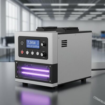 7.5KWは印刷の、紫外線コーティングのための紫外線治癒システムをおよび治癒機械導いた