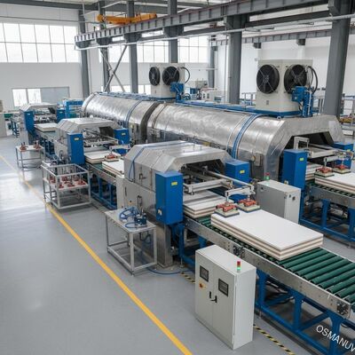 高速自動カルシウムシリケート板硬化と乾燥生産ライン - エネルギー効率の良いソリューション