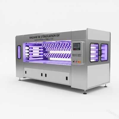 食品と包装のためのUV滅菌機 輸送器の大きさと設定 パーソナライズ可能なランプ