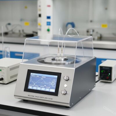 ±1%の均一性を実現する産業用シングルステーションスピンコーター – カスタマイズ可能な加速とディスペンス制御