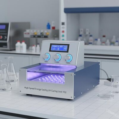 高速エネルギー省エネUV固化ユニット102 実験室から試験用スケールへの適用のためのカスタマイズ可能な照射エリア