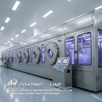 太陽光ガラス,保温板,アクリル板,家具板の反光 (AR) コーティングライン - 完全に自動マグネットロンスプッターシステム