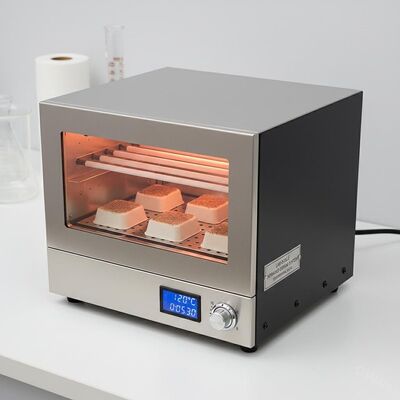 鋳造パルスコーティングのための実験用赤外線乾燥システム