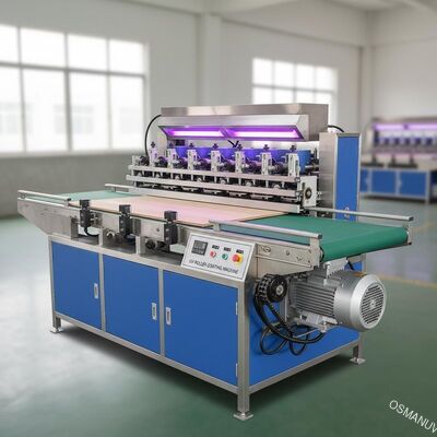 モーターが付いている9KW 850mmの高さの木の紫外線ローラーのコーティング機械