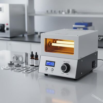 卓上102 オイルベースコーティング用UV硬化機 – コンパクト幅350mm、ランプ強度カスタマイズ可能、ラボ・小ロット生産向け