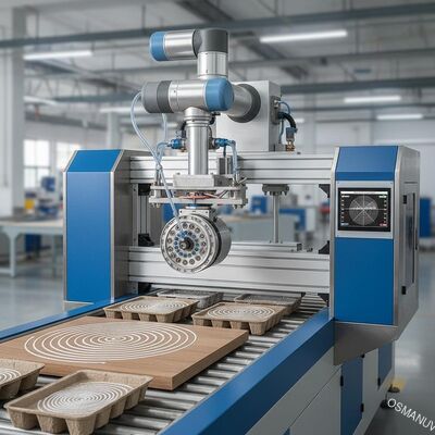 成形パルプ・家具ボード表面コーティング用360°往復噴霧機 - カスタマイズ可能な噴霧経路