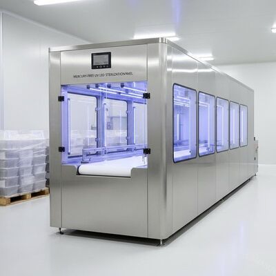 食品包装ライン向け水銀フリーUV LED殺菌トンネル
