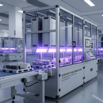 オイルベースのコーティングのための超高速UVLED固化システム - 高速生産ラインソリューション