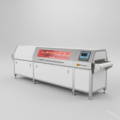 5m/Min BKC制御ステンレス鋼の白い赤外線乾燥機械コンピュータ