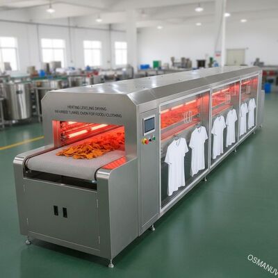 熱すること乾燥機械食糧/衣類のための赤外線トンネル オーブンを水平にする