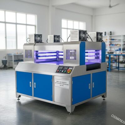ISO9001熱放散ライト コンベヤーの紫外線治癒機械380V 50HZ