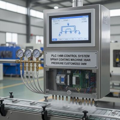 PLC/HMIの制御システムの吹き付け塗装機械3bar圧力は3mmをカスタマイズした