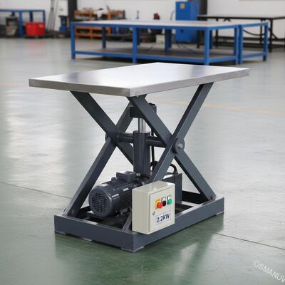 上昇の高さ2.2KWの小さい油圧エレベーターのテーブルのタイプ1800mm
