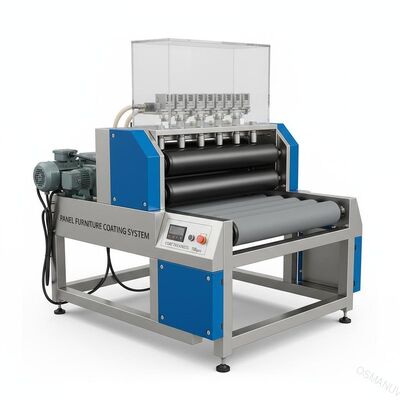 パネルの家具のためのAC 110v 100mm厚いローラーのコーティング装置