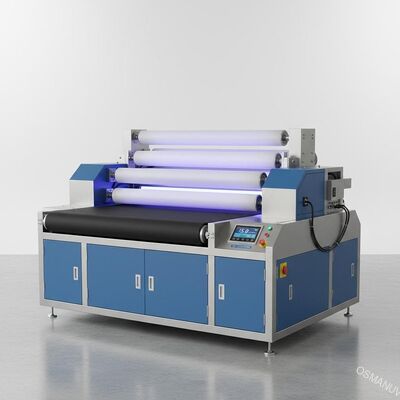 W1320mm 15m/MinのシリコーンのRolletのデジタル印刷物のための紫外線コータ