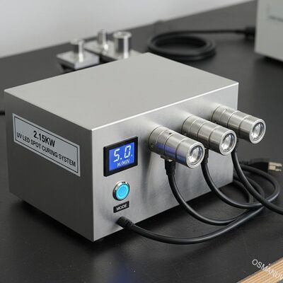 1.5の冷間圧延された版が付いているシステムを治す5m/Min 2.15KWの紫外線導かれた点