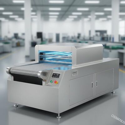 ISO9001はSUS304ステンレス鋼のコンベヤーが付いている紫外線より乾燥した機械を導いた