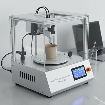 高精度 パープル 鋳造の内面コーティングのためのカスタマイズ可能なスピンコーティングマシン - 研究室小型生産ライン