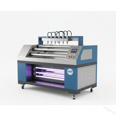 ポリ塩化ビニールのパネル平らな木620Mm KHV軸受けのための紫外線ローラーの吹き付け塗装機械