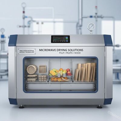 パーソナライズ可能なマイクロ波乾燥ソリューション:パルプ模造,果物,木製パネルのための精密内部乾燥