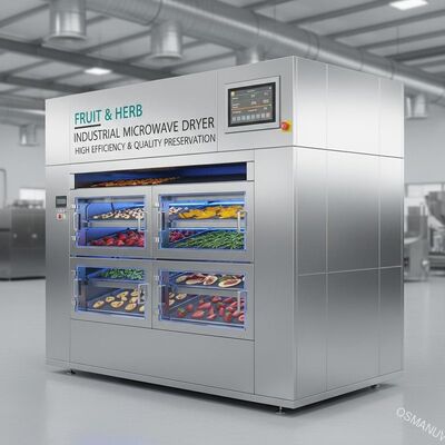 工業用マイクロ波果物乾燥機＆ハーブ乾燥機 | 高効率＆品質保持