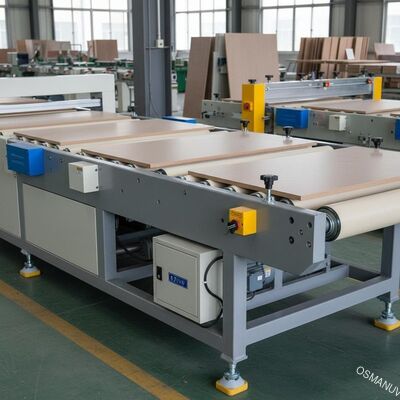 パネルの家具のためのポリ塩化ビニール0.75KW 1320mmの幅のコンベヤー ベルト機械