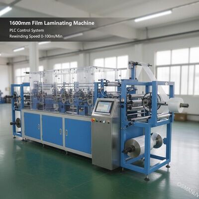 1600mmフィルムラミネートマシン PLC制御システム 巻き戻し速度 0-100m/Min