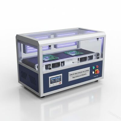 精密電子プロダクトのための強制風の冷却の紫外線治癒機械380V