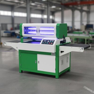 25KW 50HZ 耐久性 2 ランプ UV 光 固化 機械 緑と白