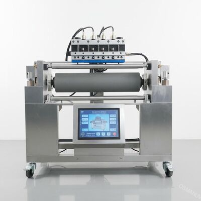 多機能のコーティングの頭部が付いているPLC制御ローラーのコーティング装置