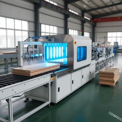 スプレーPaint Production Line紫外線Coating Machine For Thickness 150mm Board
