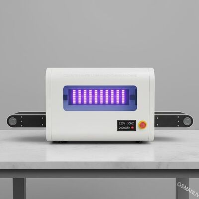 機械200m/Minを治す220V 50HZコンピュータ白色電球紫外線LED