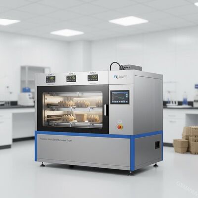 高品質のパルプ鋳造のためのリアルタイム湿度フィードバックを持つ精密マルチゾーンマイクロ波ドライヤー