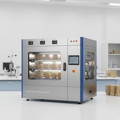 高品質のパルプ鋳造のためのリアルタイム湿度フィードバックを持つ精密マルチゾーンマイクロ波ドライヤー