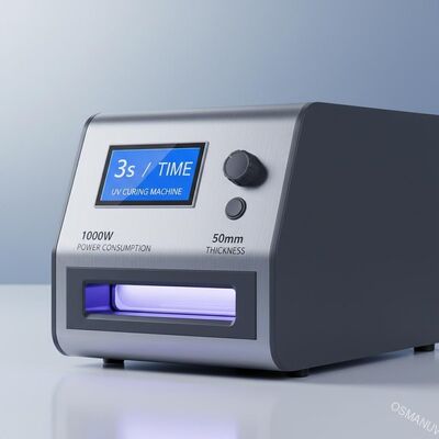 3s / 時間 UV 固化機 1000W 電力消費 50mm 厚さ