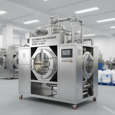 30-50KW オーダーメイドマイクロ波真空乾燥設備 容量 1-10T/H