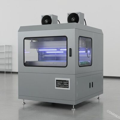 500mm*600mm*1000mmのUV固化機 寸法と消費量