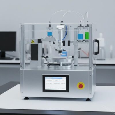 連続して繰り返されるコーティング結果のためのスピンスプレーコーティングマシン