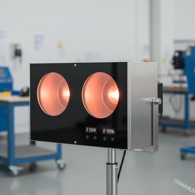2.5KW 電力消費 0-999s の加熱時間を持つ赤外線ドライヤー