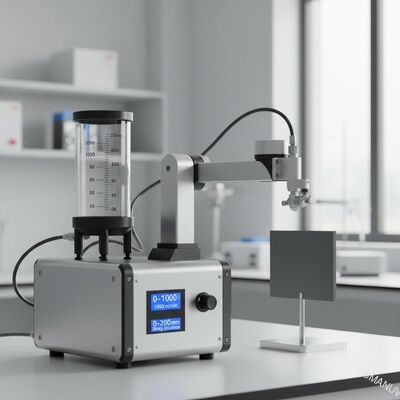0-1000ml/min と 0-200mm のスプレー距離のスプレーコーティングマシン