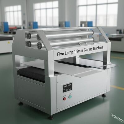 五ランプ 1.5mm 硬化機械 備わっています PVCシート,カルシウムシリケートシート,アルミシート,鉄シートの表面
